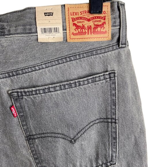 Levi’s Low Pro Straight NEW gray jeans paint splatter high rise denim size 31 - Picture 9 of 9
